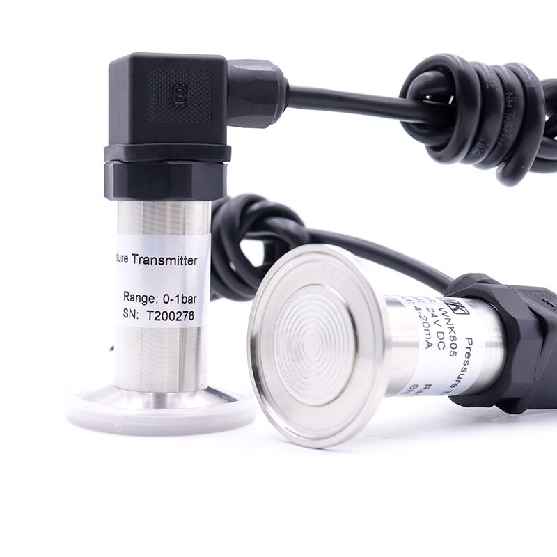 Фабрика Пищевая медицина Промышленность Санитарная Сплав диафрагмы Давление датчика Передатчик для жидкой воды Пища Молоко напитки Санитарная