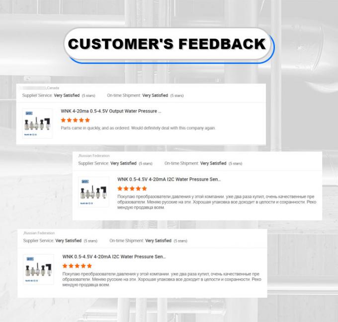 Датчик давления газа, масла и воды OEM ODM, преобразователь, передатчик 0